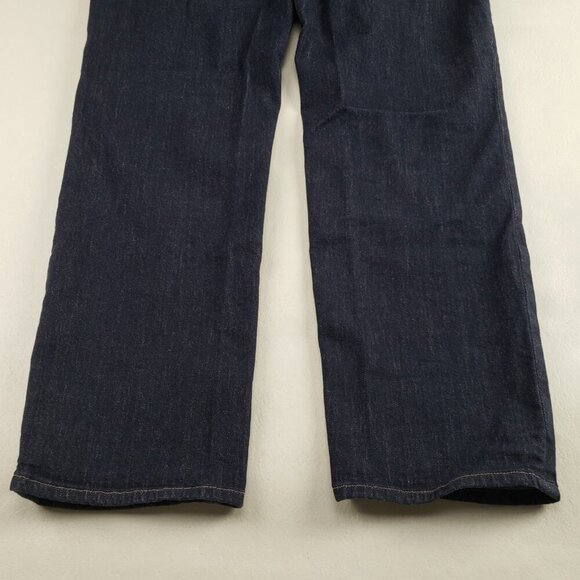 Dorothee Schumacher Straight Leg Jean Womens 5 US 10 Blue Dark Wash High Rise - Picture 5 of 13